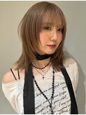【eruna】hash cut + blond beige