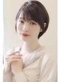 【 Ｉ. 】30代からのナチュラル前下がりショートボブ　川口