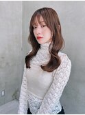 【kate 大宮】ミルクブラウン×波巻きウェーブ