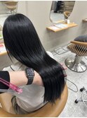 ブルーブラック コリアンブラック 艶髪 髪質改善 三ノ宮