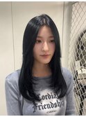 定番ダークトーン　透け感ブルーグレー