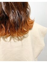 ファイブ ヘアー(FIV hair) オレンジ裾カラー