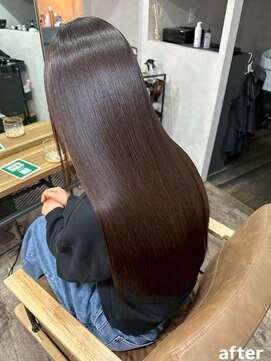 ティーヘア(t.hair) 梅雨対策/髪質改善美髪縮毛矯正/似合わせカット絹髪ストレート