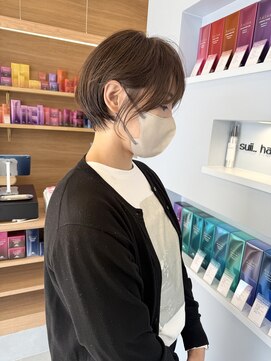 スイヘアデザイン 久留米(suii.. hair design) 丸みショート/耳掛け/久留米/NOBU