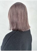 ボブミディアムショートおくれ毛_ba505881