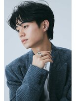 アコロン(acoron.)&nbsp;ニュアンスパーマ/センターパート/池袋メンズカット