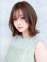 アグノス 青山(Agnos)&nbsp;セミディくびれヘアレイヤーカット大人可愛い20代30代40代◎