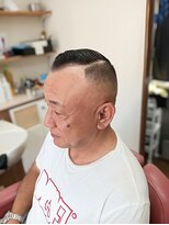 髪部リアン(髪部 lien) 七三スキンフェード