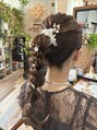 ヘアーデザインフアリ(Hair design fuari)&nbsp;結婚式あみおろしスタイル