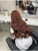 【HARUNA指名限定】オレンジブラウンカラー