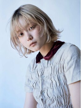 ページ リコ(page Liko produce by I'm)の写真/【四条烏丸】ナチュラル~派手髪まで◎ダメージレスに綺麗が叶う☆全頭ブリーチ/ハイライト/インナーカラー