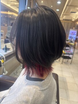 VAN COUNCIL 福井開発店(ヴァンカウンシル) インナーカラー×ミディアムレイヤー