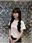 黒髪ロング