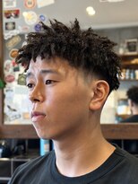 エルエー バーバーショップ 草津店(L.A BARBERSHOP) 店長【橋本】スパイキーアフロ