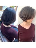 30、40代にオススメ☆横顔美人×絶壁解消ショート