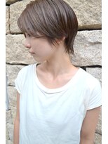 ヌード(NUDE)&nbsp;「NUDE」#大人かわいい 耳かけ フォギーベージュ くびれショート