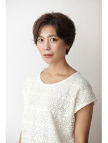 オーガニックエコ 川越(organic+eco)&nbsp;ショート×パーマ【川越/ヘッドスパ/髪質改善/ハイライト】