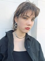 アイティー バイ アルバム 浦和店(IT by ALBUM) ラフミディアム_ココアブラウンフリンジウェーブ_86853