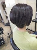 アゴ前下りショートボブ