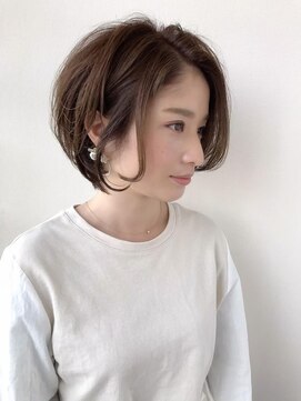 トータルビューティーハウス フラップ ミチ 野田店(total beauty house flap MICHI) 【flapMICHI島田和也】美シルエットショートボブ
