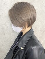 エリマ 調布(elima)&nbsp;ミルクティーベージュダブルカラーインナーカラー韓国20代前髪