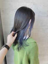 シャルムヘアー(charme hair) インナーブルーカラー