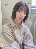 髪質改善大人外ハネボブ/イルミナカラー