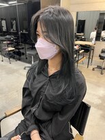 アリュウル 表参道 青山(Allure) 暗髪韓国美人ワンカールレイヤーカットデジタルパーマ千葉