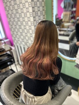 ルフレ 新宿本店1st(Reflet) お客様カタログ＃新宿髪質改善ブリーチハイトーンエクステ韓国