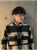 メンズ波巻きスパイラルパーマ