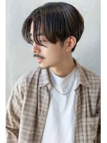 メゾンバイハバナ(maison by HAVANA)&nbsp;波巻きセンターパートアップバングツーブロックマッシュ