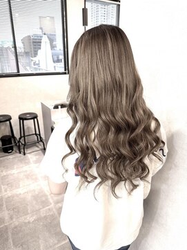 エル オオサカ 心斎橋店(L. OSAKA) ミルクティーベージュ_チェリーブラウン大人ガーリーロング_S89