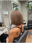 艶髪ボブ/ミルクティーベージュ