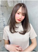 韓国レイヤー グレージュ ワンカール