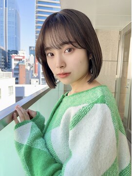 ロンド 銀座(Lond) ☆【春日美月】韓国ボブ☆流れる顔周りで丸顔カバーが叶います☆