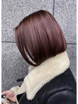 アフェクト 上大岡(affect) 黒髪/グレーベージュ/レイヤーロング/前髪パーマ/上大岡