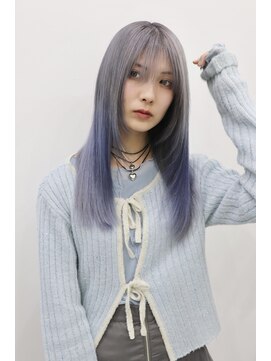 チュダック(ChuDuck) 韓国風《パープルシルバー》ハイトーン/ケアブリーチ/ダブルカラ