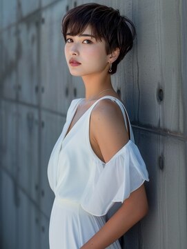 アルトリスト(Altruist Aging×HAIR&SPA) ☆イメチェンピンクベージュアンブレラカラー前髪クールショート