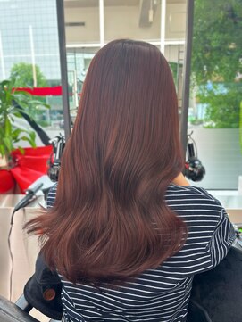 アルドーレフィエロ シンサイバシ(Ardore fiero shinsaibashi) ピンクベージュ/チェリーピンク/ブリーチなし【小山田繭】