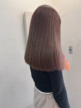 キャンバス バイ ネオリーブ 横浜西口(Canvas by neo.) 冬のミルクティーベージュ ブリーチなしで育てて作っていくヘア