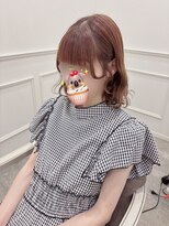 リルミー(Lilme) ぱっつん前髪×流しバング×S字後れ毛*まゆ