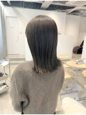 オリーブグレージュ/透明感カラー/大阪枚方美容室