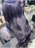 にじさんじ 長尾景 ケアブリーチ ネイビー ブルーラベンダー