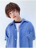 70's マッシュショート　ベージュカラー　（原宿/表参道）