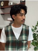 メンズセンターパート/ニュアンスパーマ 【 初回 ¥ 9500 】