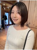 LAPENSEE/beige/奥村/レイヤーボブ