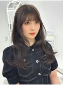 韓国風レイヤーカット髪質改善ダブルカラーハッシュカット