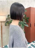 黒髪カタログ/クラゲヘアー/オリーブグレー/栄r13