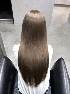 エースヘアー(A.hair) ミルクティーベージュ/レイヤーカット/高濃度水素髪質改善