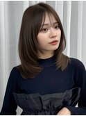 くびれレイヤー/顔まわりカット/レイヤーカット/小顔ヘア